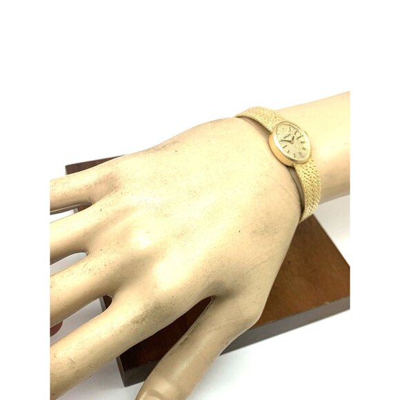 Rolex Women's Watch Vintage 8193 Cocktail 14k Gold 1400 Manual Wind Petite 15mm - Picture 3 of 16